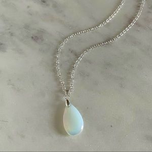 925 Silver Opalite Necklace